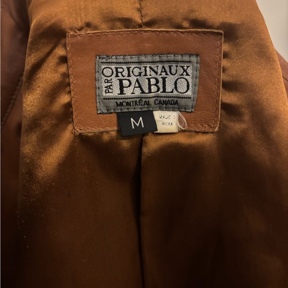 Women's Tan Leather Jacket - Picture 11 of 11